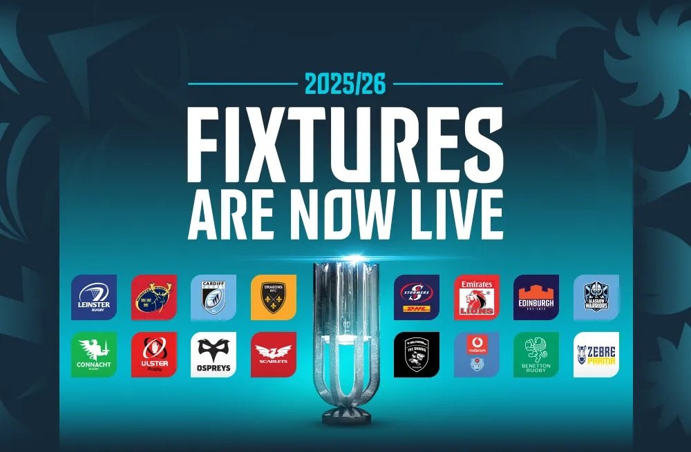 United Rugby Championship fixture list for the 2025/26 season